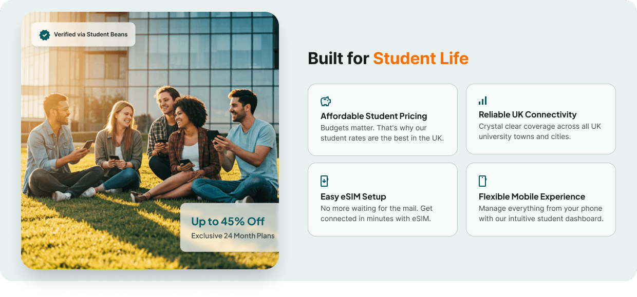 Student SIM Only Deals 2026