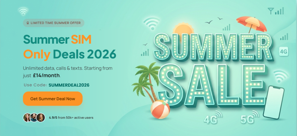 Best SIM Only Deals UK – Summer 2026 Offers